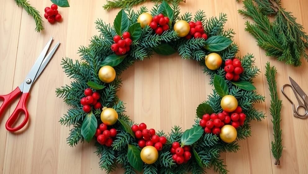 Julkransar göra själv hemma