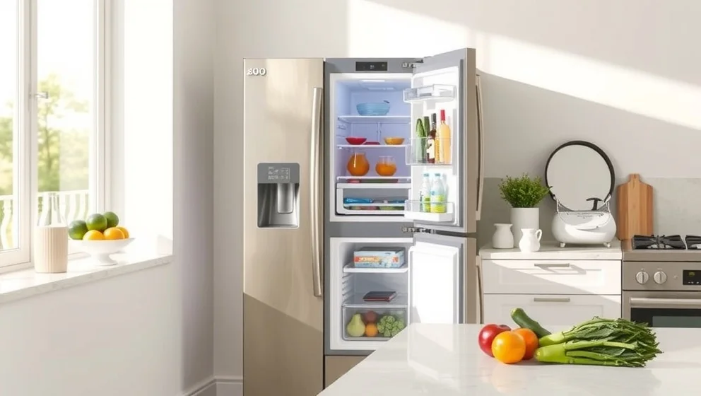 Kombinerad kyl och frys för hemmet