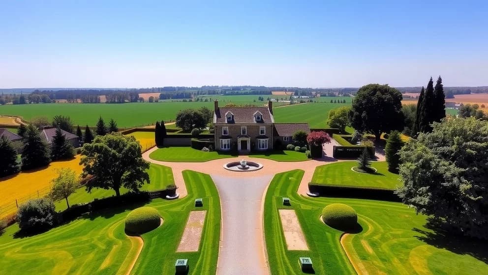 Villor till salu på landsbygden